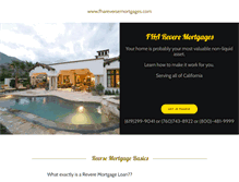 Tablet Screenshot of fhareversemortgages.com